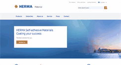 Desktop Screenshot of herma-material.com