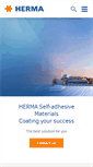 Mobile Screenshot of herma-material.com